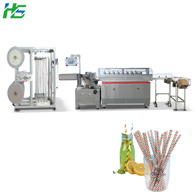 Eco-friendly paper straw slitting machine Newly upgraded multi-knife paper straw machine