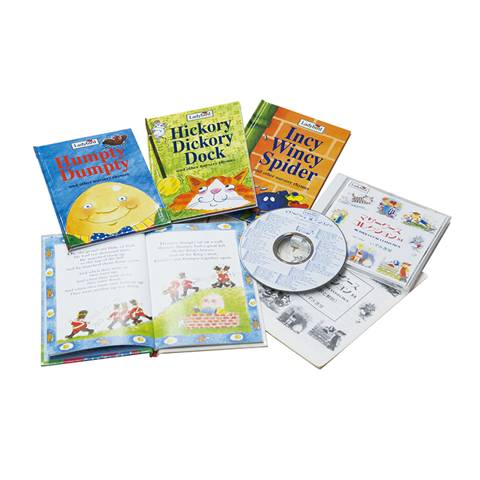 High quality language education CD kids reading picture book kid
