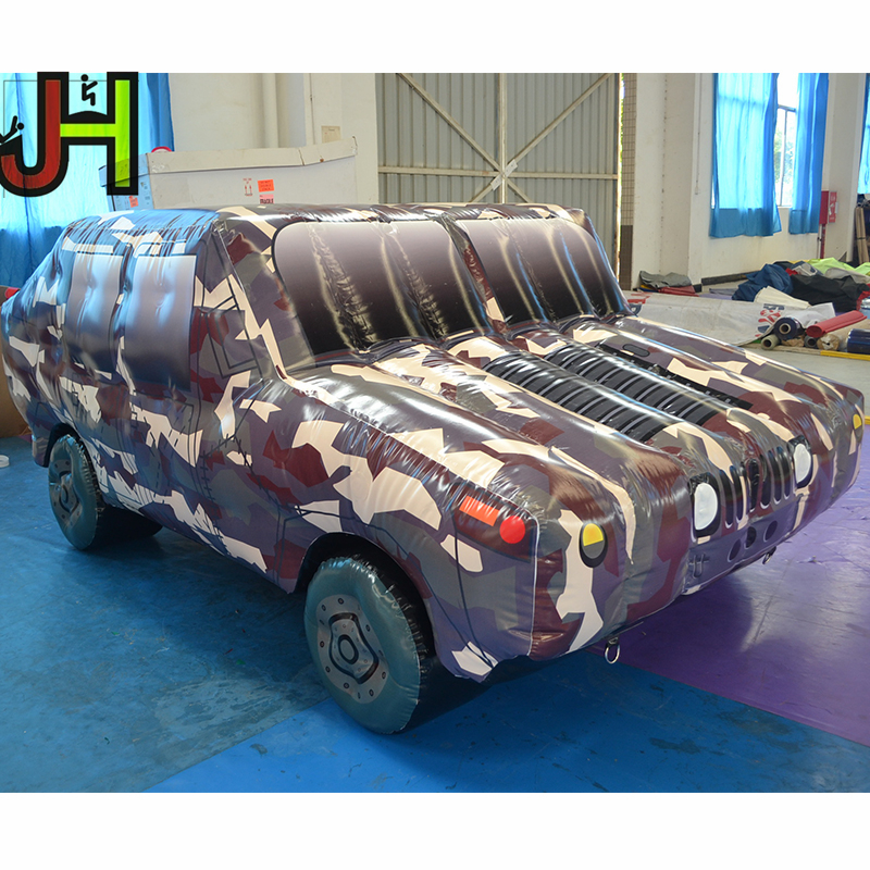 Высококачественный надувной военный автомобиль для пейнтбола на заказ
