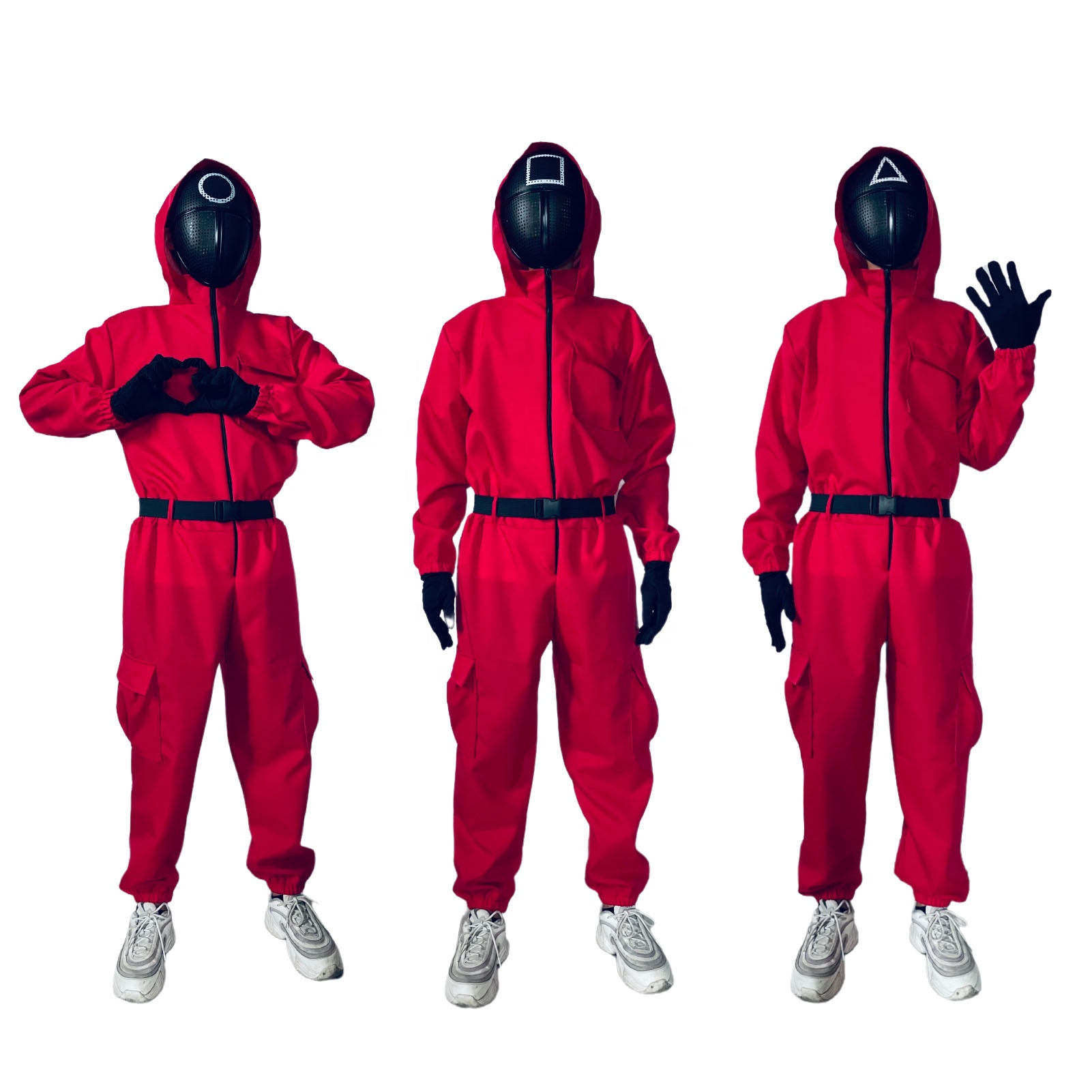 Cosplay Jacket Suit Costume Shirt Masque Tracksuit Costume T shirt Track T-Shirt Clothes Squid Game Costume