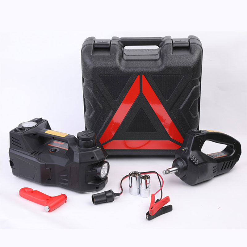 3 in 1 electric car hydraulic jack 1-10T car jacks 12v electric jack 3ton with air pump and eclctric impact wrench Car Jack