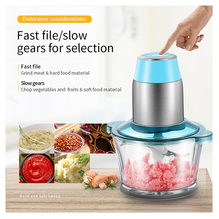 Household small portable professional food chopper meat grinder / sausage maker