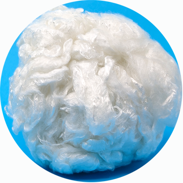 1.4D 38mm white raw bamboo fibres for spunlace nonwoven fabric