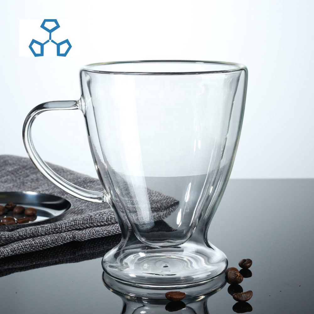 Hot Sale High Quality European Popular Handmade Transparent Drinking Glass Coffee Glass