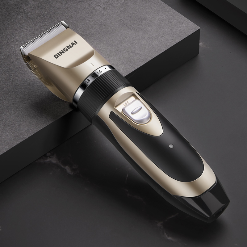 Беспроводные мужские USB перезаряжаемые профессиональные машинки для стрижки волос детский Керамический триммер для волос с лезвиями
