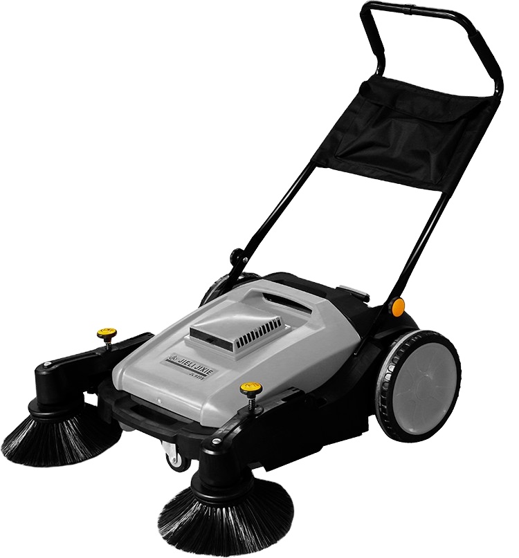 mini Unpowered Manual hand Push road Sweeper street Sweeper walk behind street sweeper JL920S