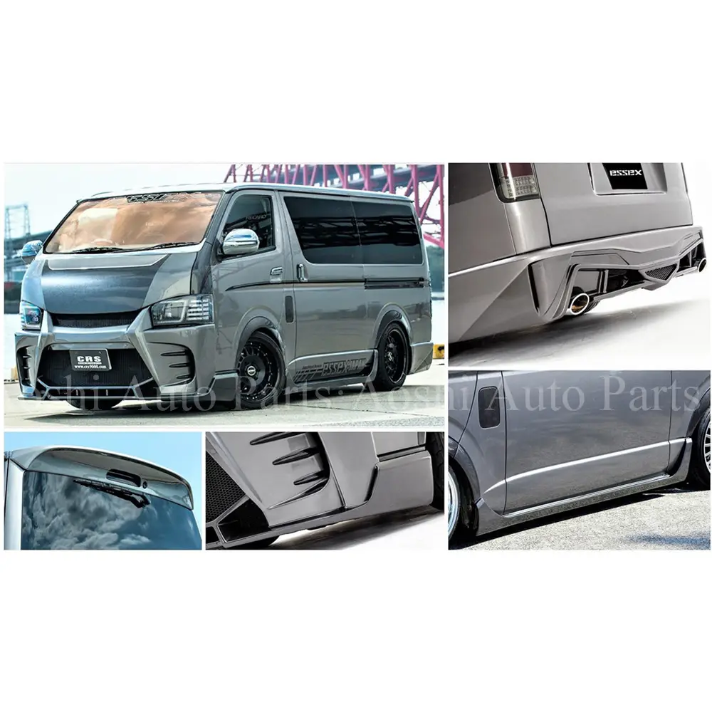 HIACEHOME use for hiace2005-2020 sad  essex joker mts  style  Body Kit Narrow Body and wide body