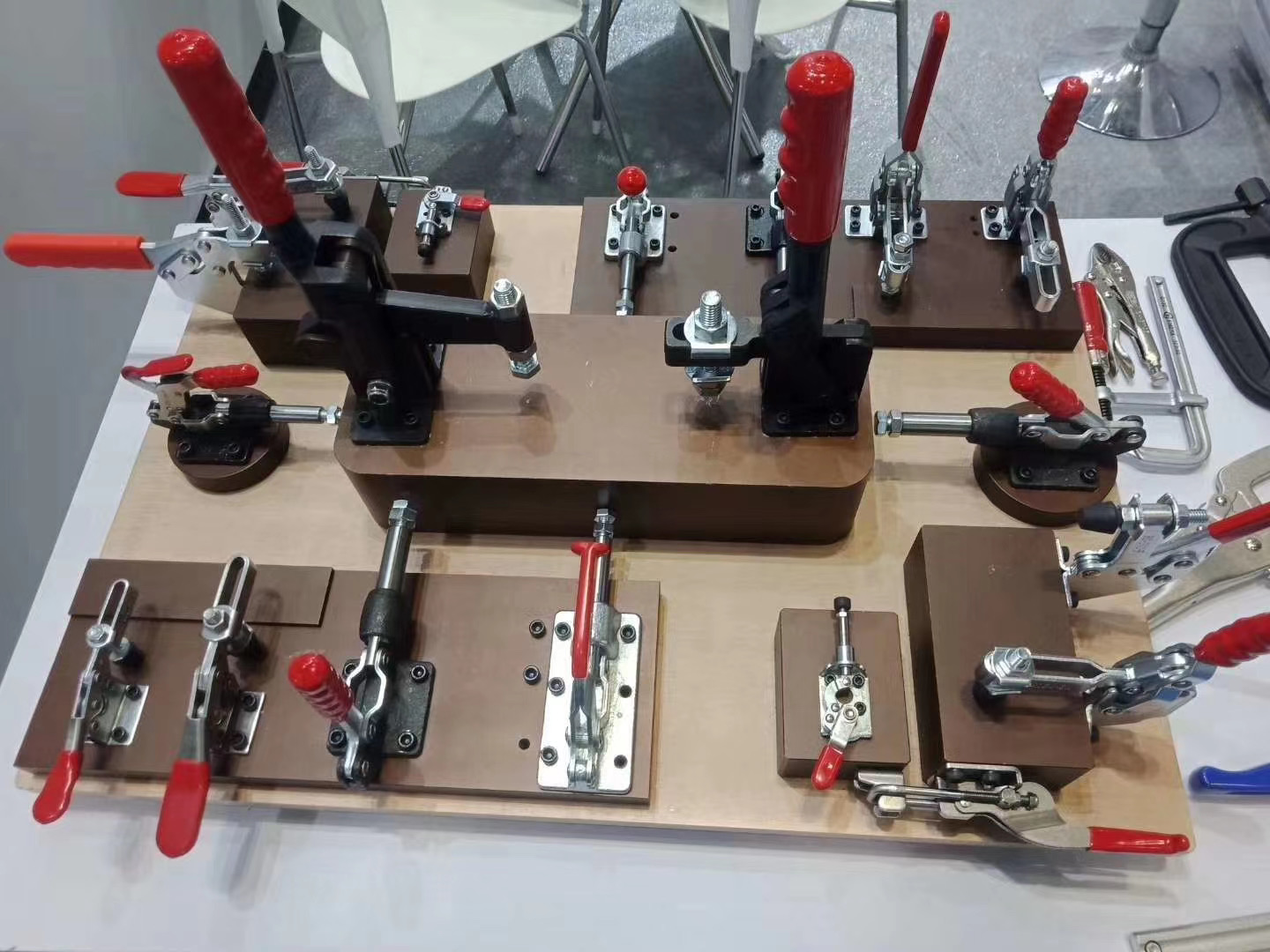 Haoshou HS-12275 China factory as De-staco 210-S ручной инструмент для деревообработки, Быстрый Регулируемый вертикальный рычажный зажим для Jigs