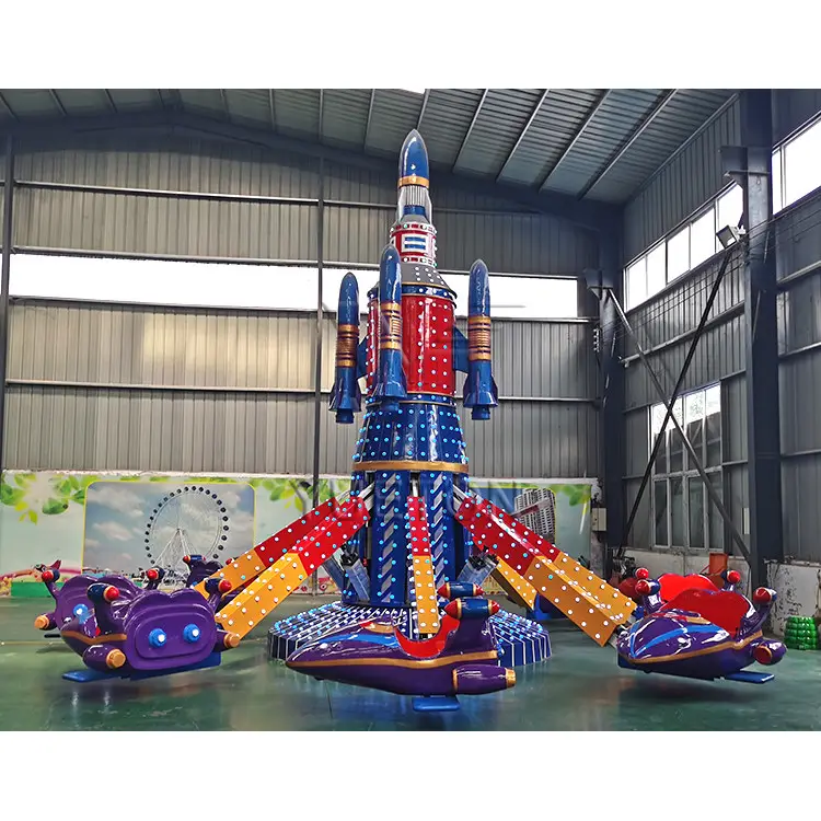 16 Seats Kids Outdoor Amusement Park Rotating Airplane Plane Rides Game For Children