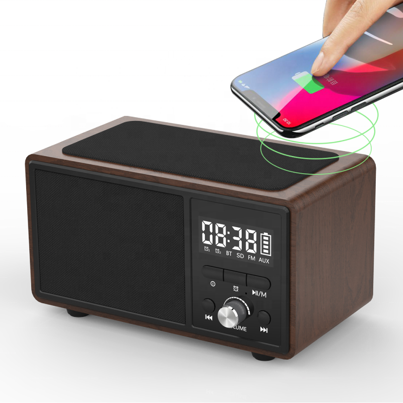 Классическая Беспроводная деревянная портативная мини-колонка с Bluetooth, фабрика BSCI