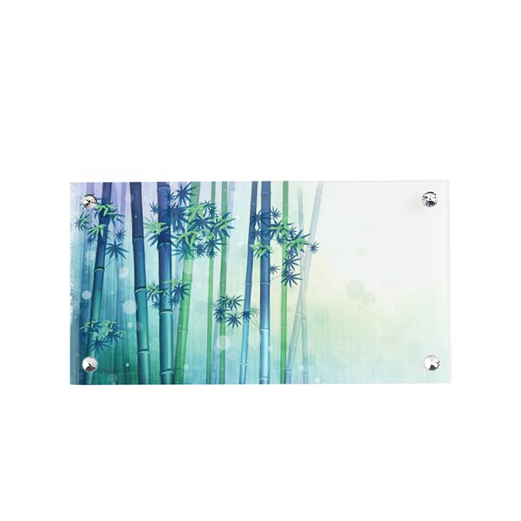 Sublimation blank photo frame picture print clock frame clock photo frame