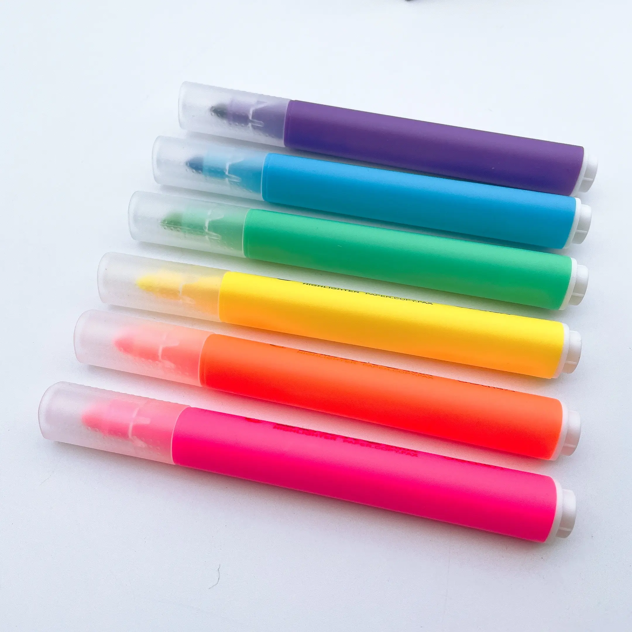 Multi function fluorescent highlighter marker pen