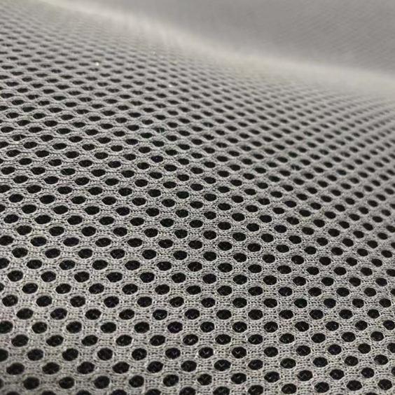 Thick Sandwich mesh fabric for office chair car seat cushion polyester shoulder band foam mesh fabric for washing bags
