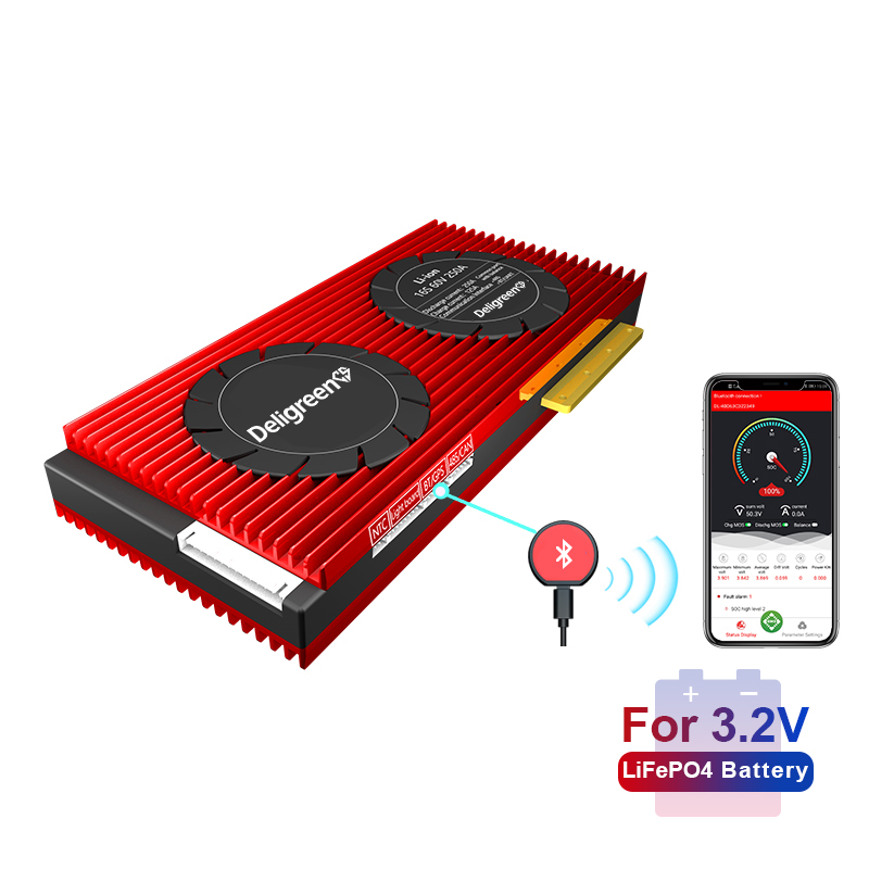 NEW ! Deligreen Daly smart BMS for 16S 150A 200A 250A 300A 400A 500A bms with Blue tooth (iphone Android) UART RS485 CAN