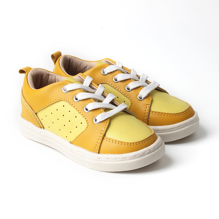 Mix Colors Fancy Handmade Shoes Skidproof Leather Durable Kids Sneakers