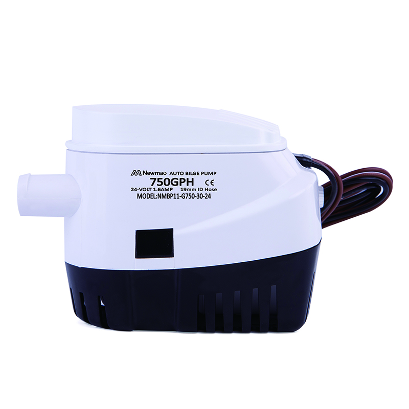 Newmao 12V 600GPH automatic bilge pump with 2.5m head