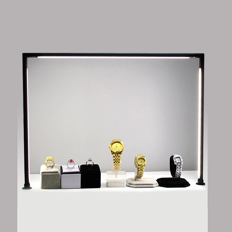 New Products Exhibition Led Jewelry Showcase Lighting Luxury Display Aluminum Gantry 360 Rotatable Cabinet Lights For Museum