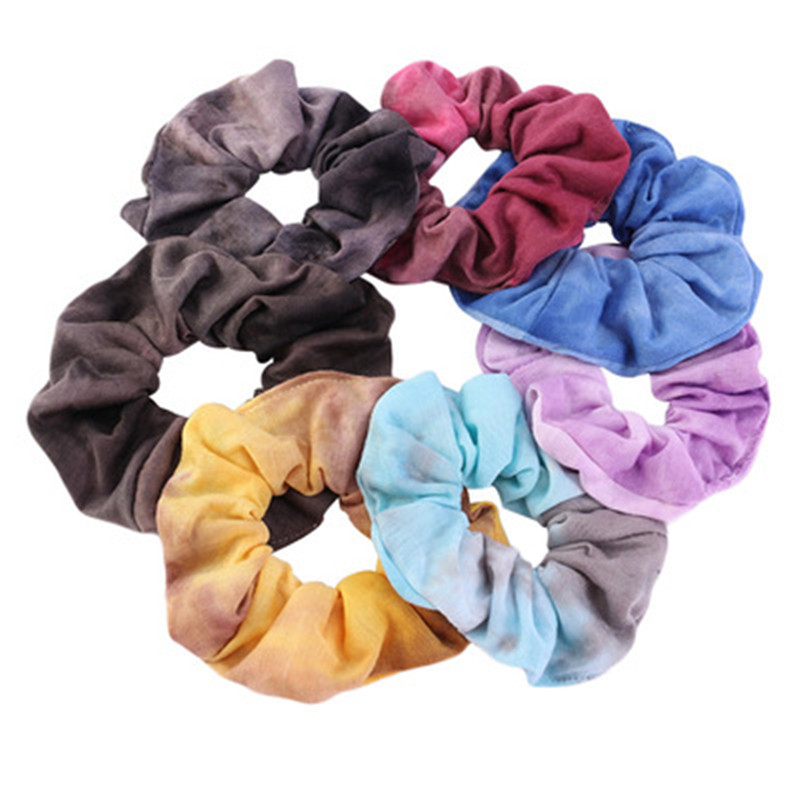 Scrunchie Silk Hair Satin Designer Famous Brands Velvet Holder Packaging Large Led Mulbery Women Custom Scrunchies