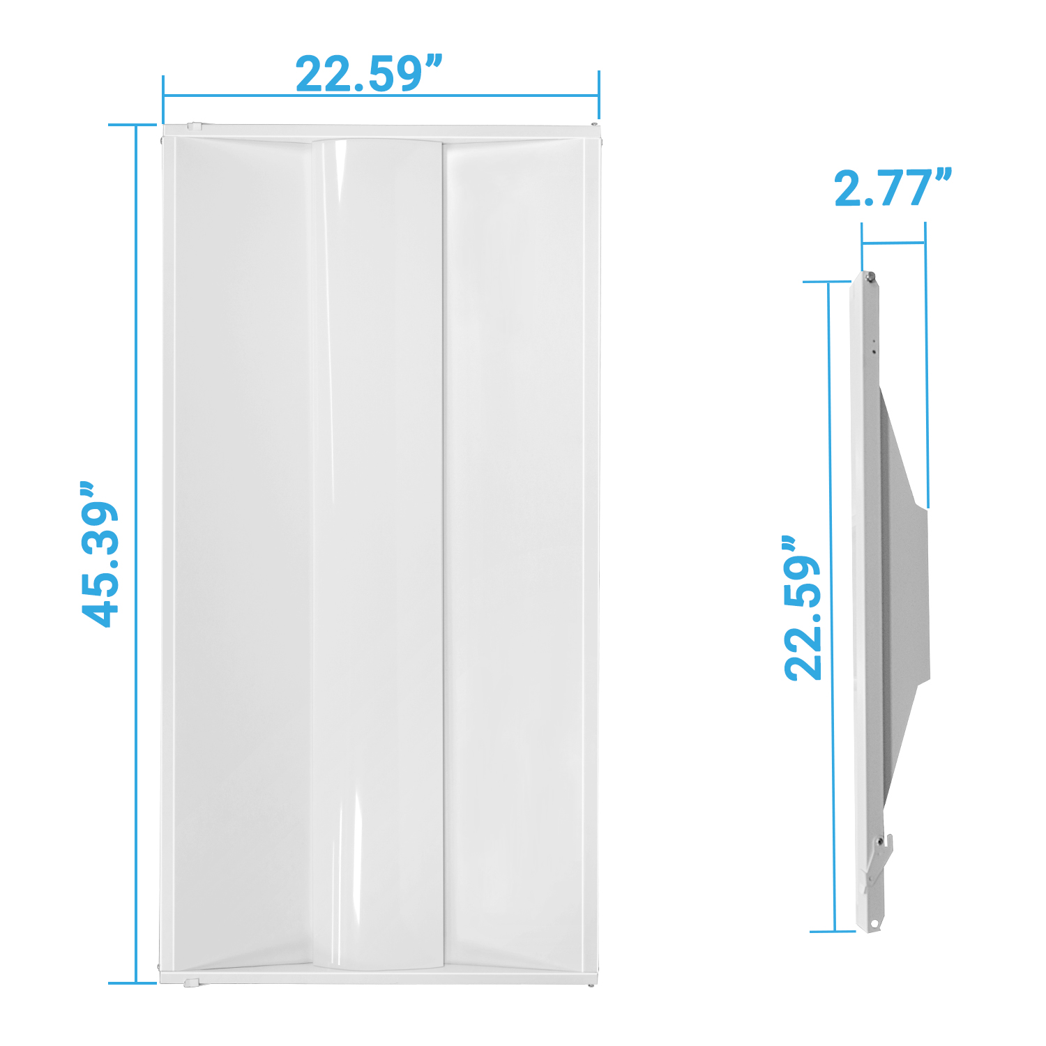 3000k-6000k smart 2x2ft 2x4ft 24w 30w 40w troffer retrofit kits DLC listed led troffer retrofit kit light tunable white