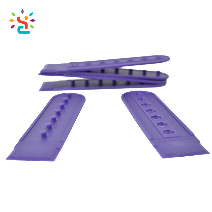 Custom Caps Plastic Fastener Snap Accessory Straps PE 7 Holes Cap Buckle In Stocks