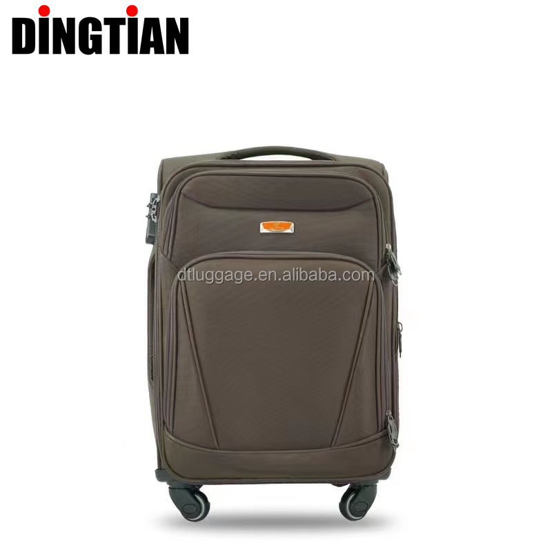 Classic Oxford Cloth Luggage Men's and Women's Universal Wheel Trolley Case Boarding Travel Leather Suitcase