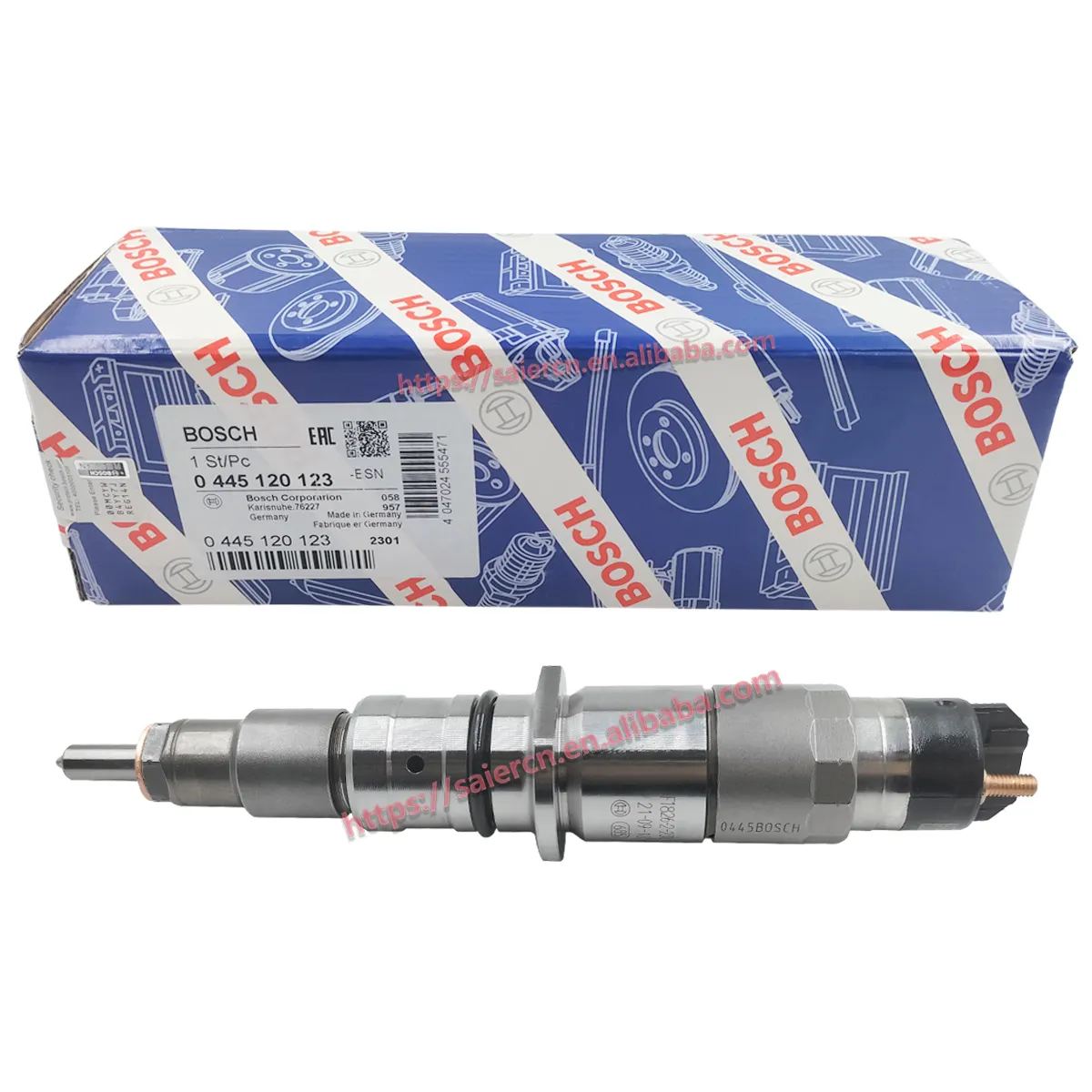 High Quality Diesel Common Rail Fuel Injector 4937065 0445120123 For ISBe Engine