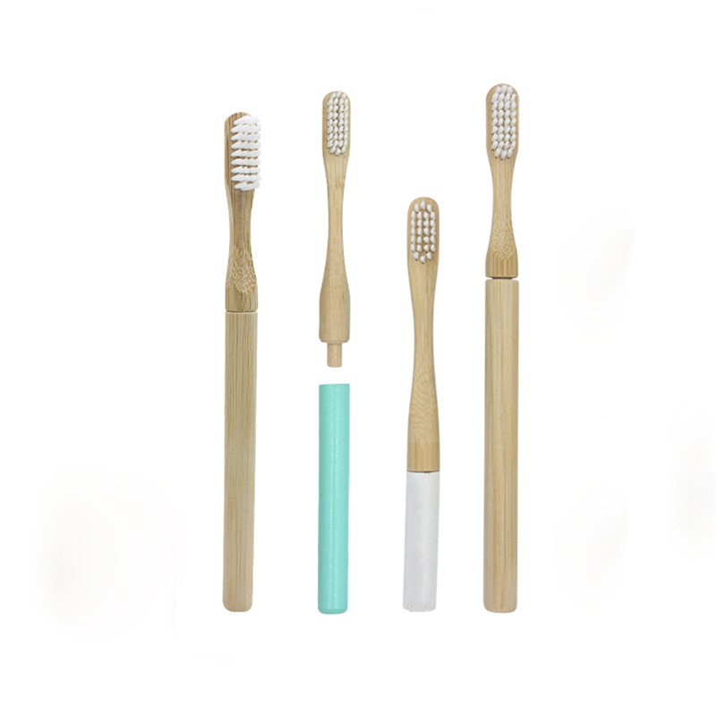 Custom logo factory wholesale 100% natural organic eco friendly toothbrush replacement brush heads