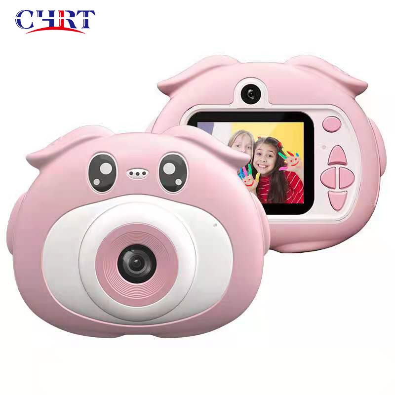 CHRT Girls Toy Birthday Gift HD Digital Selfie Camera Kids Camera Children Digital Camera with Dual Lens
