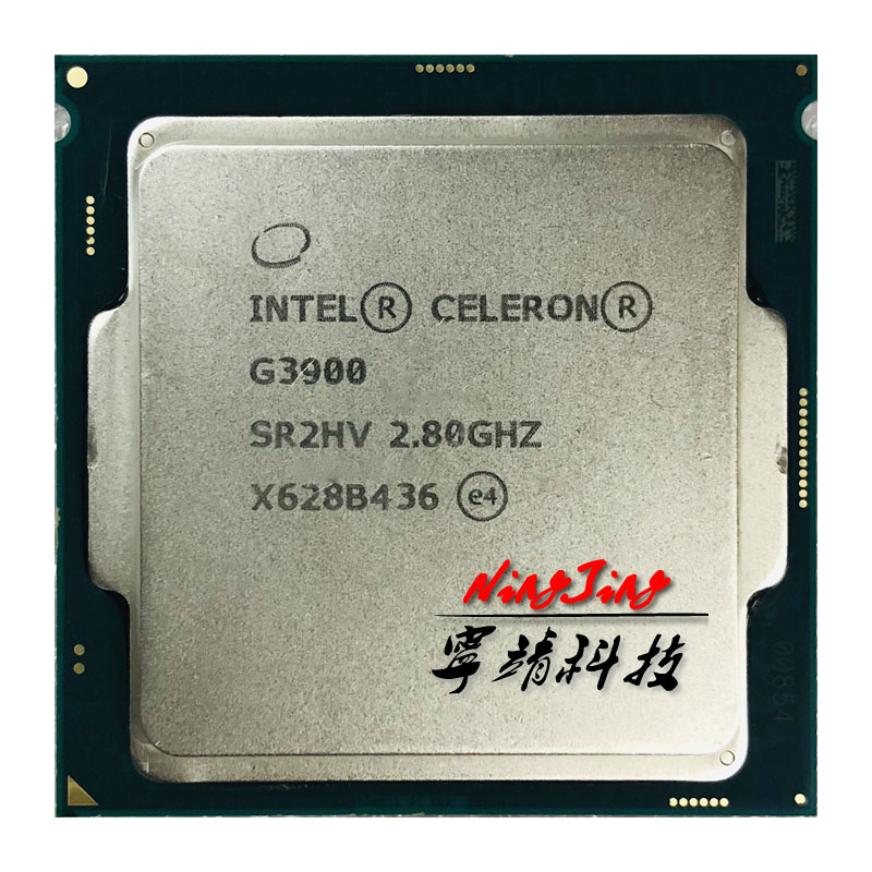 Процессор Intel Celeron G3900, 2,8 ГГц, двухъядерный, 51 Вт, LGA 1151