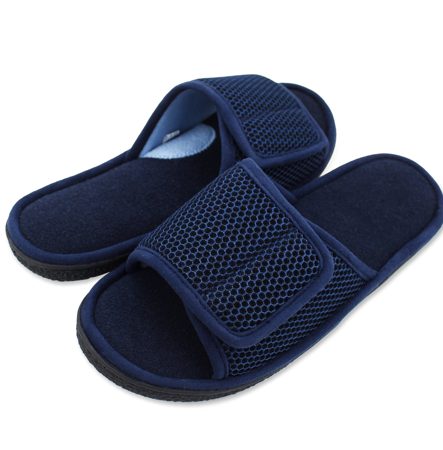 2021 New Design Tpr Indoor Slippers for Men Cotton Fabric Warm Home Slippers