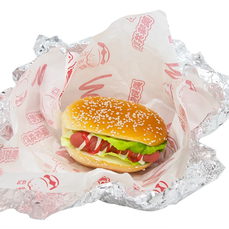Упаковка для гамбургеров, пищевых продуктов, обертки, вощеная бумага, упаковочный бумажный пакет, кофейная чашка