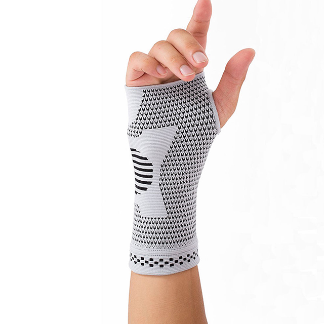 Bamboo Fiber Knitted Palm Support Far - infrared Palm Brace Sport Wrist Sleeve