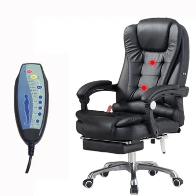 Luxury Cheap Price Commercial High Quality Reclining High Back Ergonomic Leather Executive Massage Office Chair for Adult