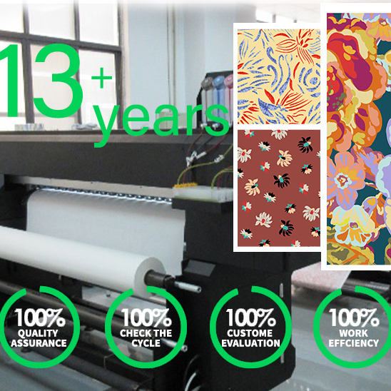 Harvest Design Fabric Custom Digital Printing Fabric Designer Inspired Fabric Service Free Sample OEM /ODM Rayon Digital Print