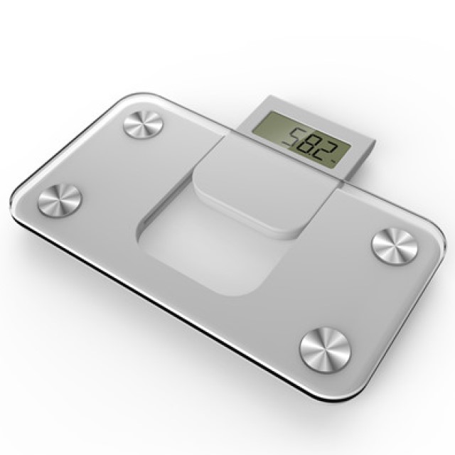 Body fat smart food weighing electronic digital bathroom scale