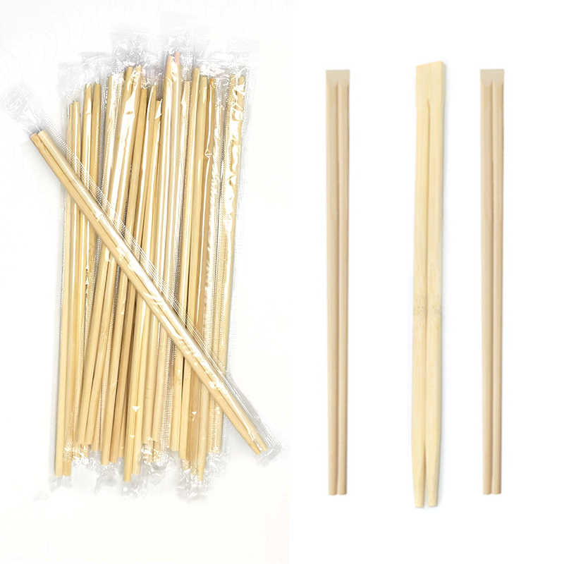 China 100% biodegradable Disposable round Tensoge chopsticks 19.5cm 21cm Twin Bamboo Chopstick Sushi Chopsticks