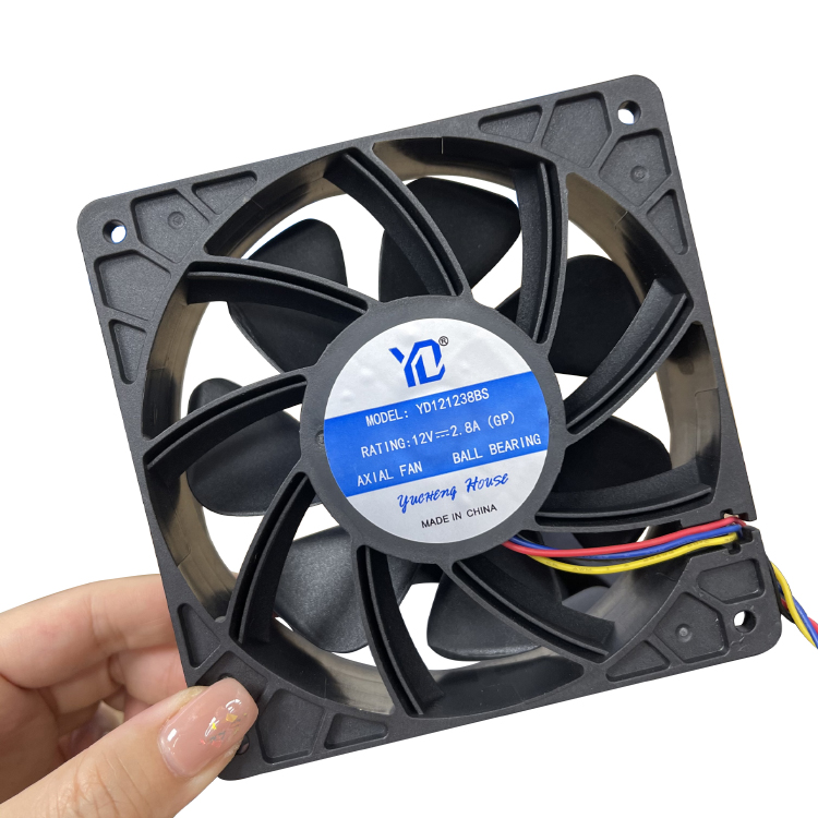 Новый вентилятор охлаждения Bitmain 120x120x38 мм 12 В постоянного тока 6000 об/мин S9