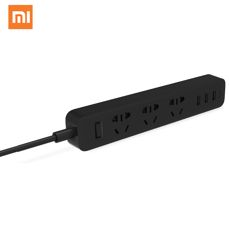 Китайская версия Xiaomi Power Strip 3 Outlet 3 USB быстрая зарядка патч-плата штекер