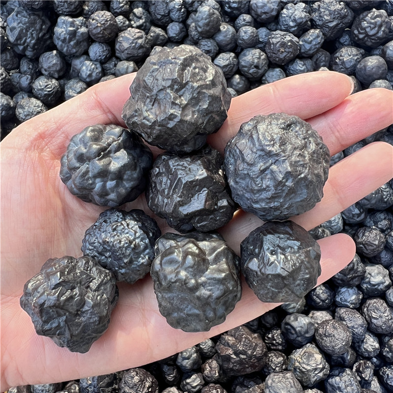 Wholesale Natural Crystals Healing Stones Rough Black Iron Ore Rough Mineral Egyptian Carbonado