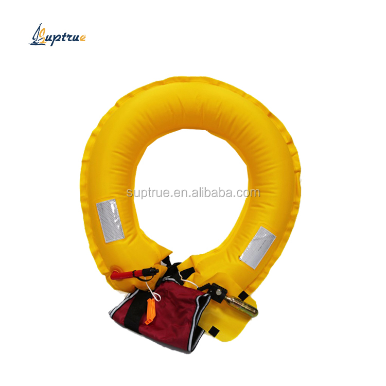Solas approved portable fishing waist belt inflatable life jacket for adult