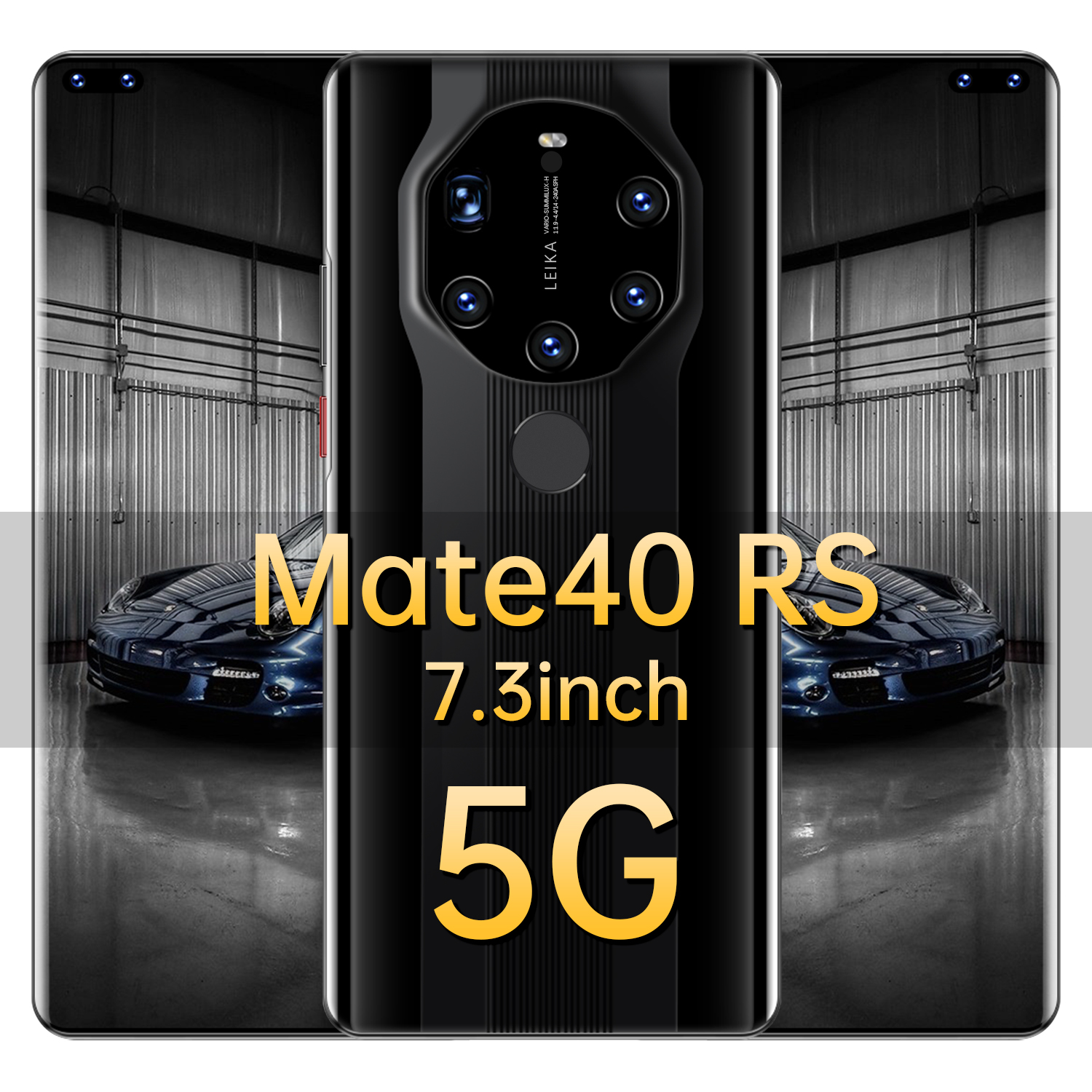 Высокая конфигурация Mate40 RS MTK6889 + 10-ядерный 16GB + 512GB 24MP + 50MP 7,3 дюймов HD + левый отверстие-экрана 6800 мА/ч, android11.0 1344x2772
