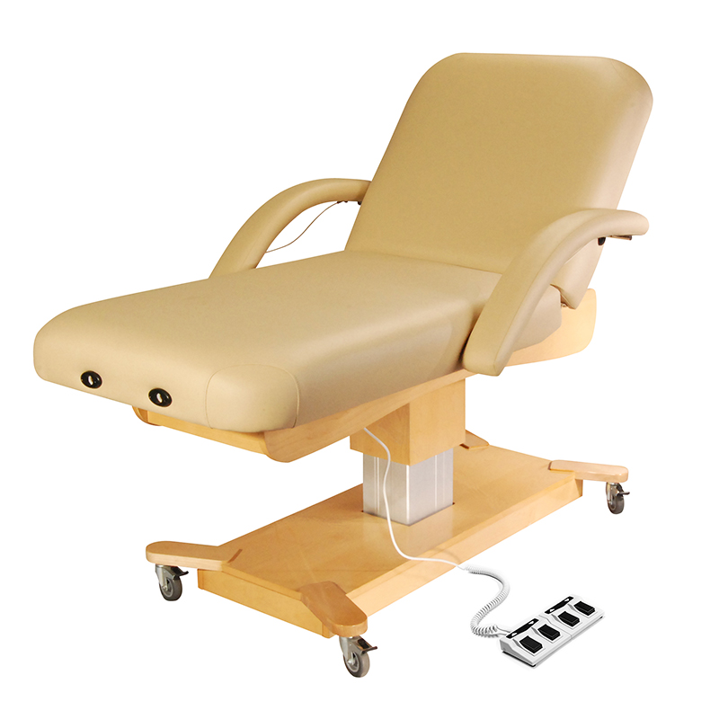 Hot Sale Manufacturer Electric Liftback Bed Cheap Price High Quality Lumbar Care Massage Beauty Salon Treatment Table