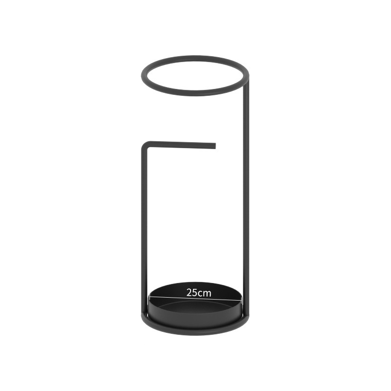 Metal iron round umbrella rack holder stand indoor umbrella stand holder floor umbrella display rack