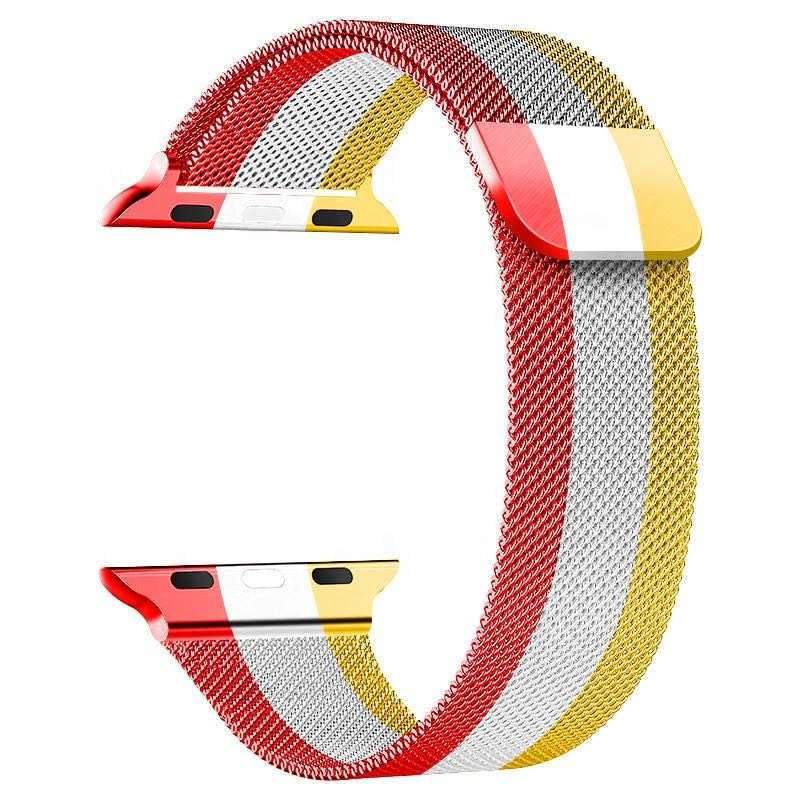 Ремешок «Миланская петля» из нержавеющей стали для Apple Watch, 38/40/42/44 мм