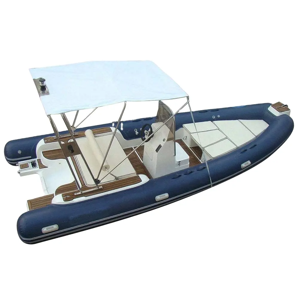Gather Yacht 20ft 6M pvc materials Rib 600 Inflatable Boat for sale