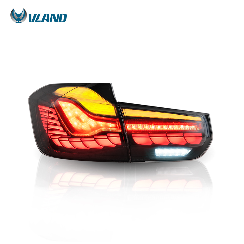 VLAND Factory Smoked Rear Car Lamp Full Led Tail Light 2013 2014 2015 2016 2017 2018 For BMW 3 Series F30 F35 Taillights