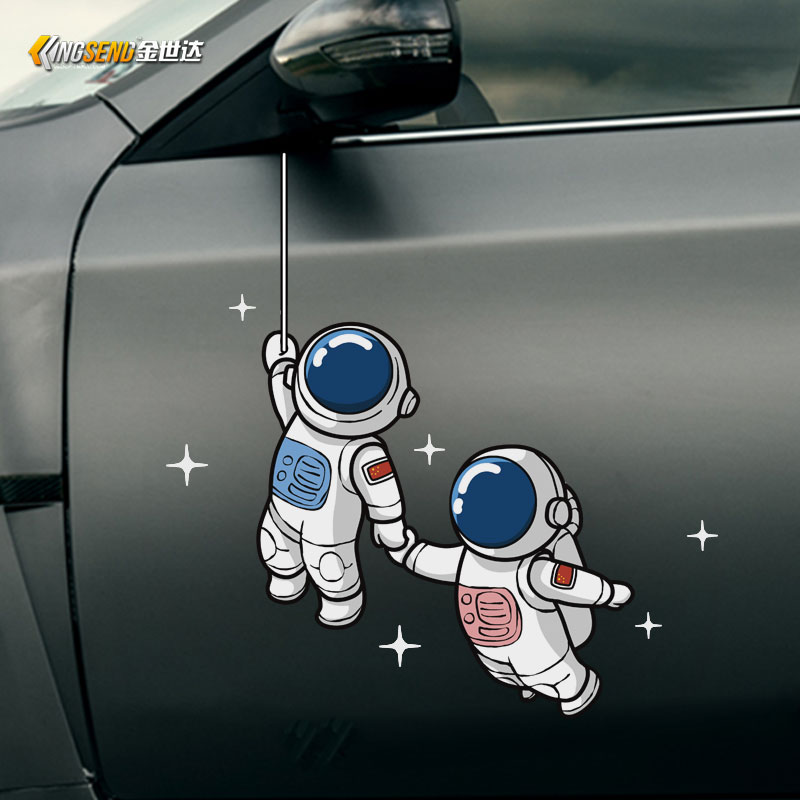 Wholesale Custom Die Cut Vinyl Transfer Decal Car Stickers Anti Scratch Printed Vehicle Body Decal Wrapping Vinyl Car Sticker