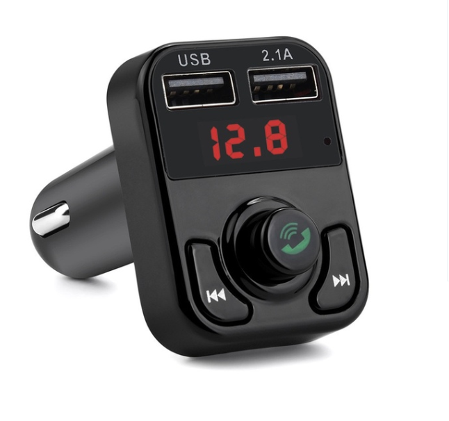 2021 дропшиппинг AMAZON авто радио Музыкальный адаптер двойной USB handsfree kit Автомобильное зарядное устройство Mp3 плеер fm-передатчик BT колонки