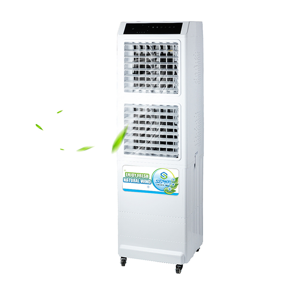 SF-90 double fan evaporative type desert air cooler fan with remote
