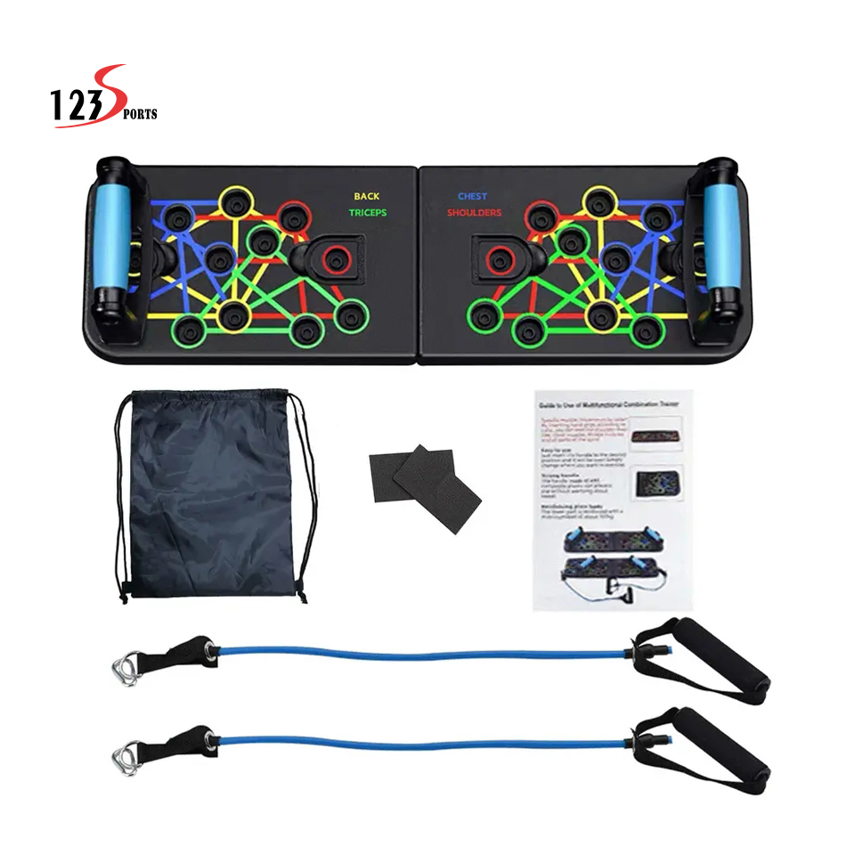 Best Seller Fitness Portable Gym Fitness Push-Up 9 In 1 Foldable Push Up Board For Home Training Exercise